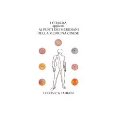 Schema dei punti energetici del corpo, con i chakra applicati ai meridiani della medicina cinese.