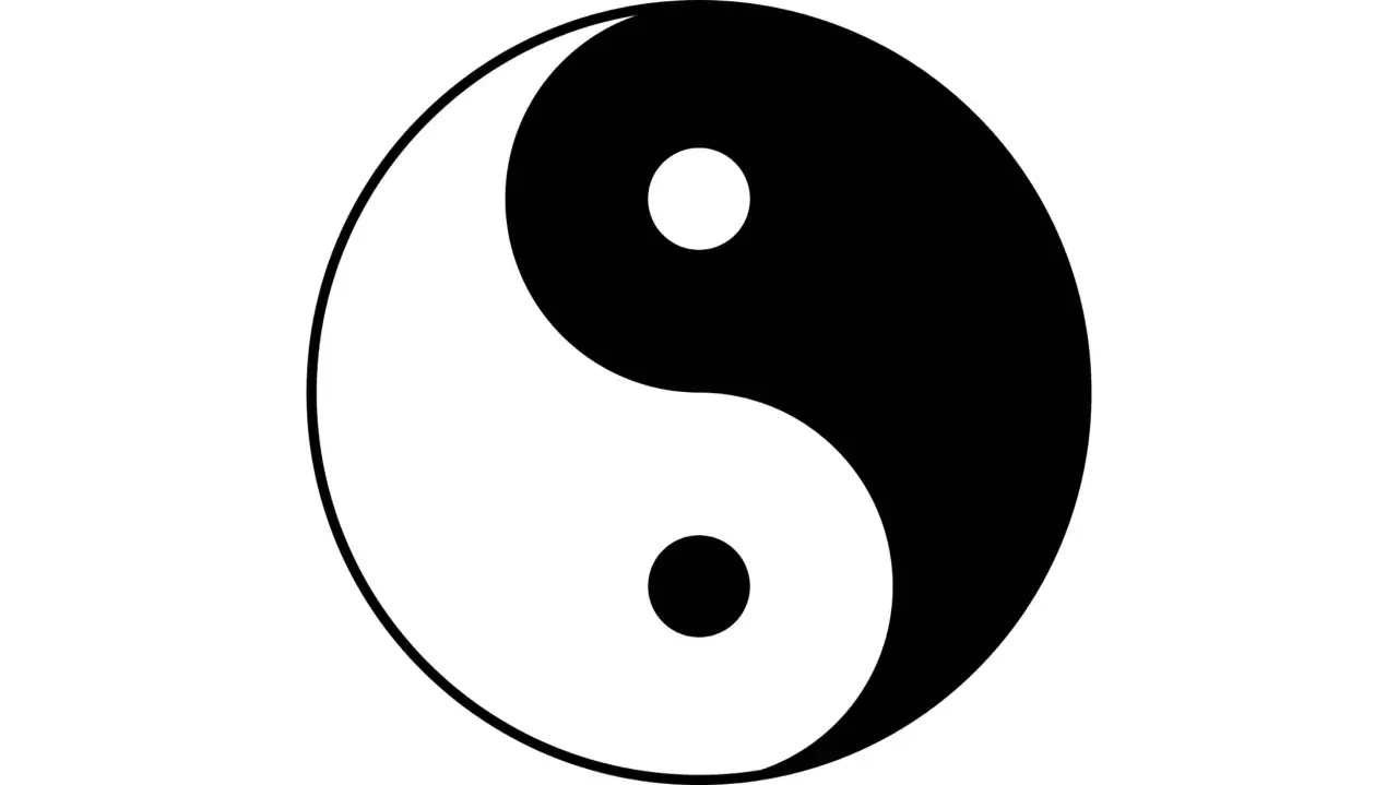 Il simbolo Yin e Yang, perfetto per il taoismo spiegato ai bambini. Mostra come le opposte forze si completano.